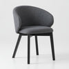 Parkes Solid Wood With Fabric Dining Chair