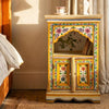 Pasadena Hand Painted Wooden Bedside Cabinet