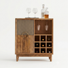 Penza Solid Wood Bar Cabinet