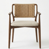 Penza Solid Wood Rope Dining Chair