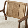 Penza Solid Wood Rope Dining Chair