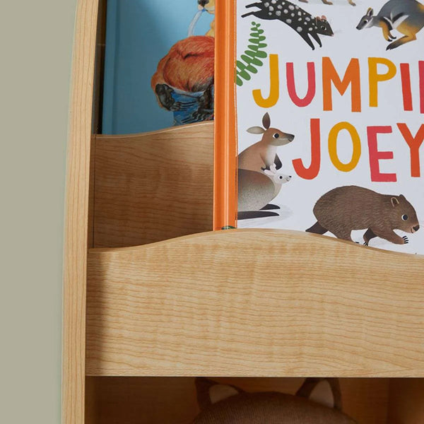 Peppy Kids Bookshelf And Organizer