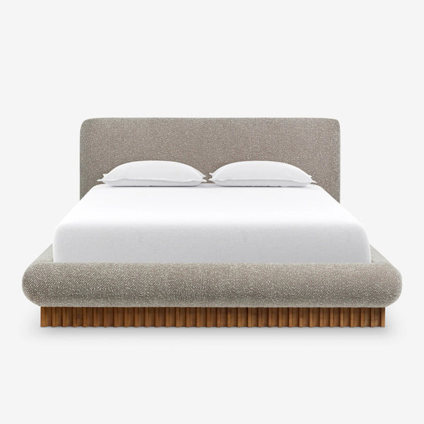 Perth Solid Oak Wood Platform Bed-All Sizes