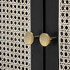 Petra Rattan Bar Cabinet
