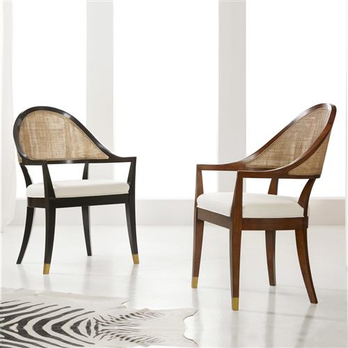 Picton Rattan Solid WoodArm Chair