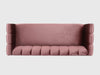 Elizabeth Premium Fabric 4 Seater Sofa ( Pink )