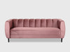 Elizabeth Premium Fabric 4 Seater Sofa ( Pink )