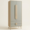Planet Pockets Kids Wooden Wardrobe