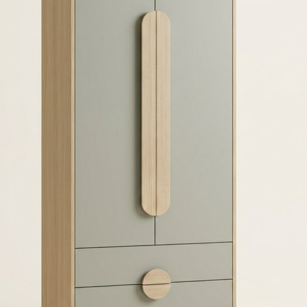Planet Pockets Kids Wooden Wardrobe