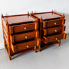 Pomona Pair Of Teakwood Bedside Tables