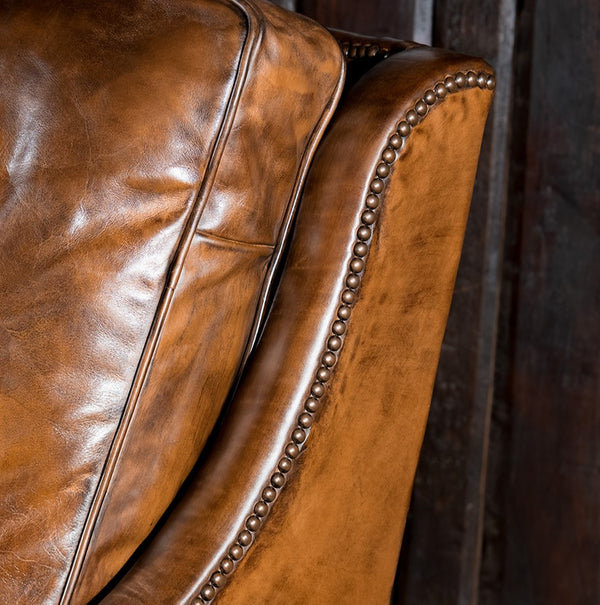 Porto 3 Seater Leather Sofa