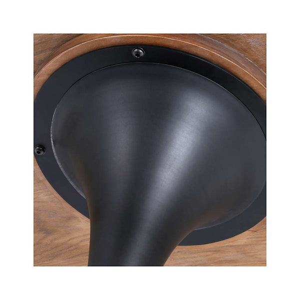 Modern Solid Wood and Iron Base Dining Table