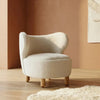 Prost Ivory Boucle Upholstered Accent Chair