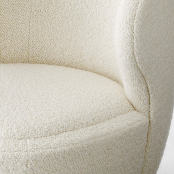 Prost Ivory Boucle Upholstered Accent Chair