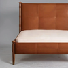 Puebla Leather Upholstered Bed - All Sizes