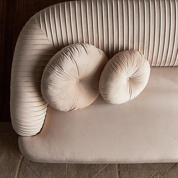 Queens 3 Seater Velvet Sofa