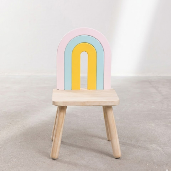 Rainbow Scribble Station Chair