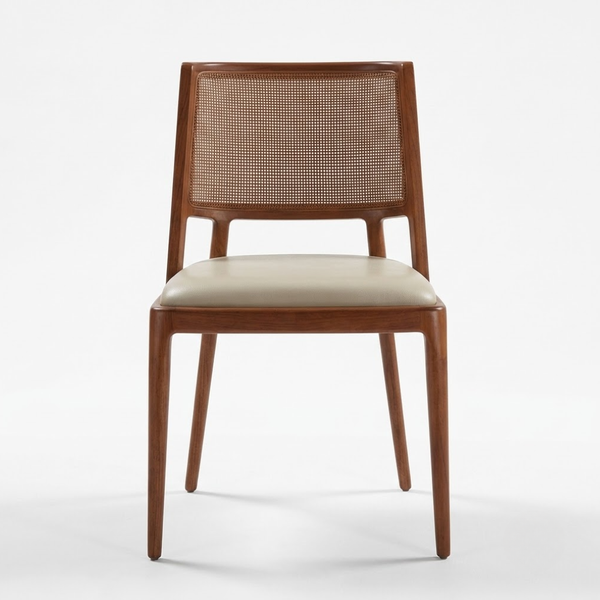 Randers Rattan Solid Wood Dining Chair