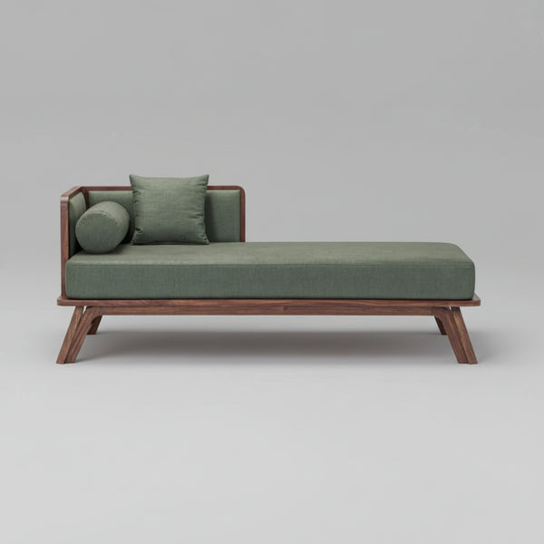 Reims Solid Wood Chaise Lounge