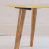 Renton Hand Painted Round Small Coffee Table - Mango Wood