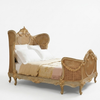 Riberalta Solid Wood Royal Rattan Bed -All Sizes