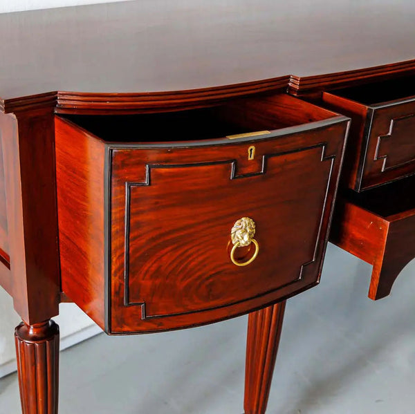Richmond Luxurious Teakwood Front Bow Study Table