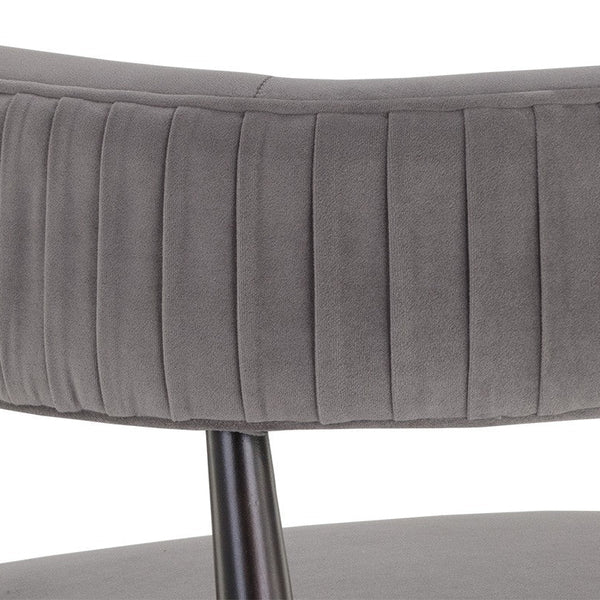 Robina Solid Wood With Velvet Arm Chair