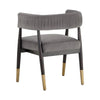 Robina Solid Wood With Velvet Arm Chair