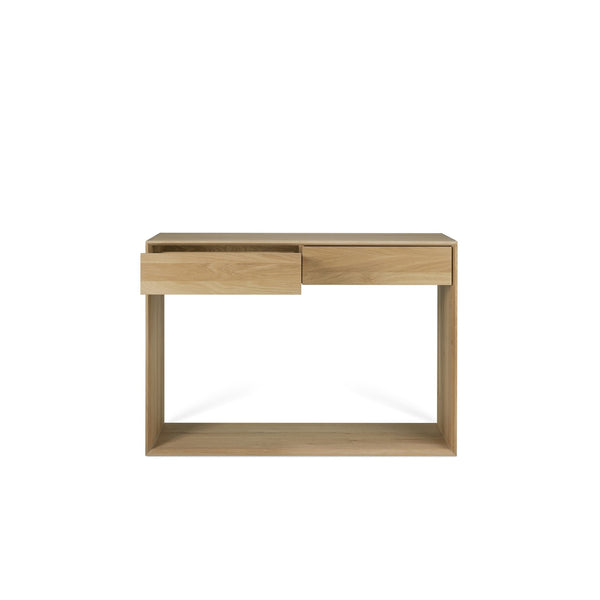 Rosario Oak Wood Console Table