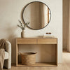 Rosario Oak Wood Console Table