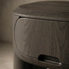 Rotterdam Oak Wood Bedside Table With 1 Drawer