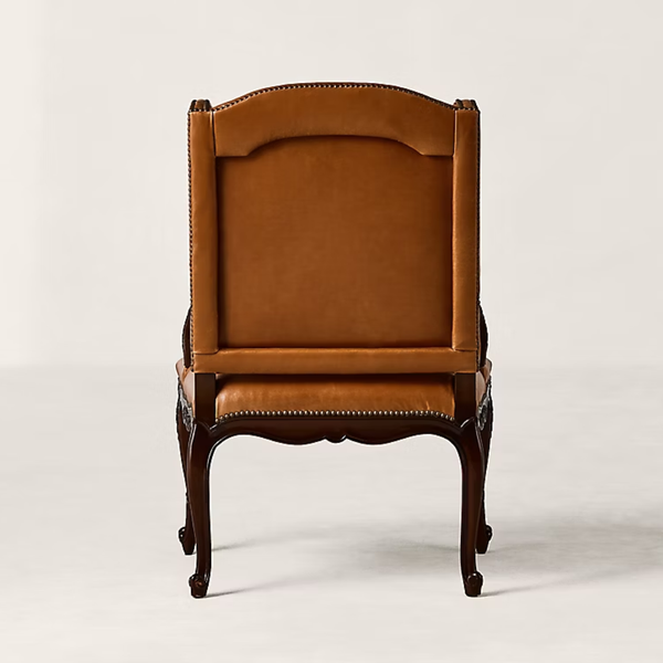 Rouen Backrest Leather Dining Chair