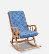 Saldanha Solid Wood Rocking Chair in Teak Colour