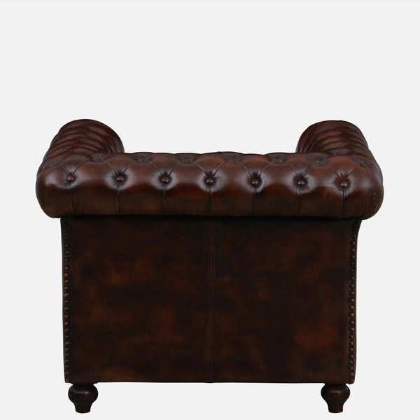 Salem Chesterfield Leather Sofa