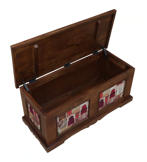 Samarkand Solid Wood Trunk In Tubbaq Finish