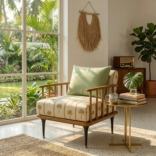 Santo Domingo Teak Wood Accent Chair