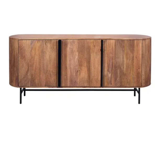 Modern Mango Wood Sideboard-Natural Finish