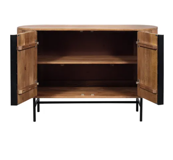 Modern Mango Wood Side Board - Medium