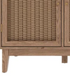 Modern Rattan Mango Solid Wood Side Board -Large