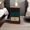 Modern Mango Wood Bed Side Table Pine
