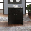 Modern Mango Wood Cabinet Black