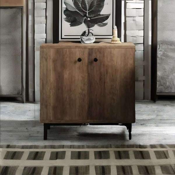 Modern Mango Wood Cabinet Natural