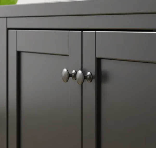 Modern Mango Wood Cabinet Black