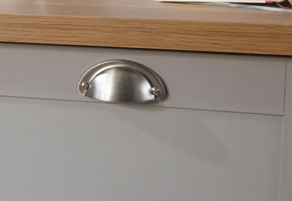 Modern Mango Wood Cabinet Grey