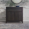 Modern Mango Wood Cabinet Black