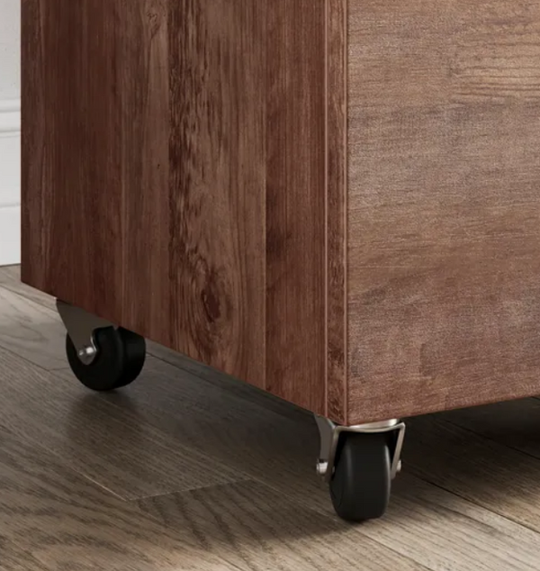 Modern Acacia Wood Cabinet