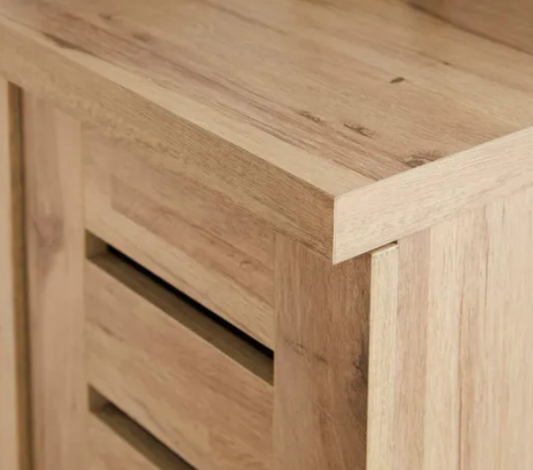 Modern Mango Wood Cabinet Light Oak