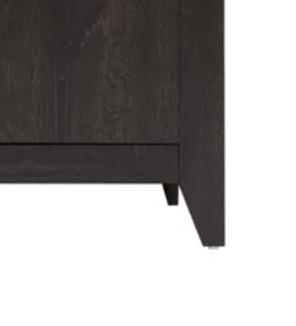 Modern Mango Wood Cabinet Black