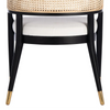 Seisia Classic Rattan Solid Wood Arm Chair