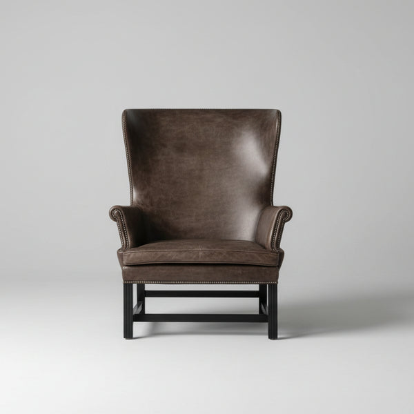Seren Curve Leather Sofa Chair